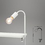 Stolní lampy s klipem - BRI 2600016 Svítidlo se svorkou pr. 1x E27 10W bílé (starý kód: BRI 2600-016) - BRILONER - foto 6