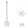 Stojací lampy - RED R14117 EMMETT stojanový podstavec bílá chrom 230V E27 15W - RED - DESIGN RENDL - foto 6