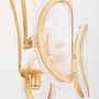 Dekorativní - HVLG 1501-VGL-CE Nástěnné svítidlo DANES mosaz/sklo zlatá/matná E14 1x60W - HUDSON VALLEY - foto 6