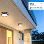 LED stropní svítidla Optonica - LED venkovní stropní světlo Černá 30W CCT IP65 - foto 6