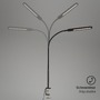 Stolní lampy pracovní - BRILO 2389-015 LED CCT dotykový vypínač svítidlo se svorkou 110 cm 8W 600lm černá - BRILO - foto 6