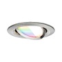 Kruhová - P 92434 LED vestavné svítidlo Nova Coin kruhové 84mm 50° RGBW+ 3x6W 230V kov kartáčovaný hliník - PAULMANN - foto 6