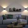 Nepřímé osvětlení - P 71290 LED nabíjecí nástěnné svítidlo Zorik IP44 stmívatelné 2700K 100mm 2x1,1W černá - PAULMANN - foto 6