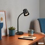 Stolní lampy pracovní - BRILO 7476015 Stolní lampa, 38,5 cm, 1x GU10, max. 9W, černá - BRILO - foto 6