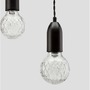 Vícečetná - NV 9536418 Závěsné svítidlo VEDA černý kov a čiré sklo G9 3x6W 230V IP20 bez žárovky - NOVA LUCE - foto 6