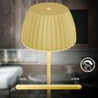 Stolní lampy dekorační - BRILO 7553019 Nabíjecí stolní lampa Riffle - 36,5 cm, 2W, 200lm, IP44, bezdrátová, LED, stmívatelná, dotykový vypínač, zelená - BRILO - foto 6