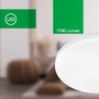 Kruhová - BRILO 3866016 BRILONER Elipso A stropní svítidlo pr.29 cm - 8W, 1700lm, LED, třída A, bílé 3866016 - foto 6