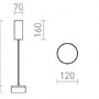 Kónická - RED R14334X VÝPRODEJ VZORKU - SFERA DIMM závěsná černá 230V LED 15+9W 3000K - RED - DESIGN RENDL - foto 6