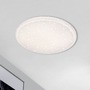 Kruhová - BRILO 3386-016 LED stropní svítidlo hvězdné nebe, pr. 60 cm, 48 W, bílé - BRILO - foto 6