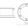 Zapuštěná - RED R10532 TERRA zápustná nerez 230V LED 20W 120° IP67 3000K - RED - DESIGN RENDL - foto 6