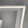 Hranatá - BRILO 3726-019 LED stropní svítidlo, 44 cm, 22 W, 950 lm, hliník-chrom - BRILO - foto 6