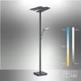 Stojací lampy - PN 687-13 ARTUR LED stojací lampa antracit, nastavitelná, stmívatelná, čtecí rameno, CCT paměť 2700-5000K - PAUL NEUHAUS - foto 6