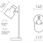 Stolní lampy pracovní - RED R14261 DIVINA stolní mosaz/dekor černý mramor 230V E27 5W - RED - DESIGN RENDL - foto 6