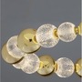Kruhová - NV 9695202 Závěsné svítidlo BRILLE zlatý hliník a sklo LED 46W 230V 3200K IP20 stmívatelné - NOVA LUCE - foto 6