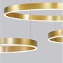 Kruhová - NV 9190648 Závěsné svítidlo MOTIF zlatý mosazný hliník a akryl LED 48W 230V 3000K IP20 stmívatelné - NOVA LUCE - foto 6