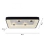 Hranatá - LD 14385-18 VERTIGO LED stropní svítidlo černá hranaté křišťálový efekt stmívatelné CCT 2700-5000K - LEUCHTEN DIREKT / JUST LIGHT - foto 6