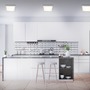 Hranatá - BRI 7142-014 LED stropní svítidlo, 30 cm, 21 W, matný chrom - BRILONER - foto 6