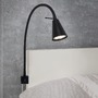 S ramenem - BRI 2080-015 Flexibilní nástěnné svítidlo 40,3 cm 1xGU10 5W 400lm černá - BRILONER - foto 6