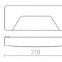 Nástěnná - RED R11953X VÝPRODEJ VZORKU - RENO SQ INDR nástěnná antracitová 230V LED 3W IP65 3000K - RED - DESIGN RENDL - foto 6