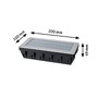 Zapuštěná - P 95744 Solární LED zemní svítidlo Sorea soumrakový senzor IP67 hranaté 200x100mm 3000K 0,3W 3,7V kov kartáčovaný ABS/polykarbonát/ocel - PAULMANN - foto 6