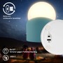 Stolní lampy dekorační - BRILO 7561010 Sora Mini LED stolní lampička bezdrátová IP54, stmívatelné, dotykový vypínač, modrá - BRILO - foto 6