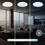 Kruhová - BRILO 3874016 Verb stropní svítidlo pr.56 cm - 72W, 8000lm, LED, stmívatelné, dálkový ovladač, CCT, bílé - BRILO - foto 6