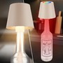 Stolní lampy dekorační - BRILO 7510011 Calida 3 v 1 RGBW stolní lampička bezdrátová IP44, stmívatelné, dotykový vypínač, béžová - BRILO - foto 6