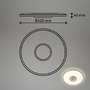 Kruhová - BRI 3847014 Toro LED stropní svítidlo, tunelový efekt, přímé a nepřímé osvětlení, matný chrom, 42cm kruhové - BRILONER - foto 6
