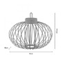 Na stůl - LD 19305-40 AKUBA LED stolní lampa průměr 46cm moblní na baterie USB IP44 stmívatelné dotykem 2700K - JUST LIGHT - foto 6