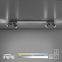 Bodová - PN 6121-13 Stropní svítidlo PURE-LINES LED 10W 2700-5000K + 4x LED 4W 2700-5000K antracit - PAUL NEUHAUS - foto 6