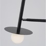 Stojací lampy - NV 9043309 Stojací lampa PIELO černý kov opálové sklo G9 1x5W 230V IP20 třída II bez žárovky - NOVA LUCE - foto 6
