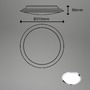 Kruhová - BRI 3766018 LED stropní svítidlo, 31 cm, 12W, 1250lm, chrom - BRILONER - foto 6