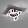 Hranatá - LD 14520-17 TIM LED stropní svítidlo, chrom, moderní otočné 3000K - LEUCHTEN DIREKT / JUST LIGHT - foto 6