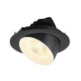 Kruhová - LA 1009725 NUMINOS® GIMBLE L Stropní vestavné svítidlo, 3000 K, 40°, IP20, kulaté, černé / bílé - BIG WHITE (SLV) - foto 6