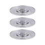 Koupelnová - P 94305 LED vestavné svítidlo Nova mini nevýklopné IP44 3x4W 2.700K hliník broušený 230V - PAULMANN - foto 6