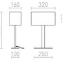 Stolní lampy dekorační - RED R11983 PLAZA M stolní bílá chrom 230V E27 42W - RED - DESIGN RENDL - foto 6