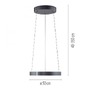 Kruhová - PN 2560-15 LED závěsné svítidlo PURE E-Clipse elektrické 2700-5000K šedá - PAUL NEUHAUS - foto 6