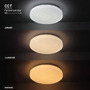 LED stropní svítidla Optonica - Stropní svítidlo LED 12W CCT DIP-Switch Krytí hvězdy IP20 - foto 6
