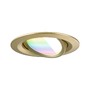 Kruhová - P 92436 LED vestavné svítidlo Nova Coin kruhové 84mm 50° RGBW+ 3x6W 230V zlatá mat hliník - PAULMANN - foto 6