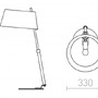 Stolní lampy dekorační - RED R12486X VÝPRODEJ VZORKU - RITZY stolní černá chrom 230V E27 42W - RED - DESIGN RENDL - foto 6