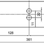 Podélná - OS SYL59221 SYLVIA 2A stropní/nástěnné skleněné svítidlo bílá IP44 3000 K 10W LED - OSMONT - foto 6