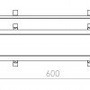 Hranatá - RED R12061 STRUCTURAL LED 60x15 zápustná bílá 230V LED 22W 3000K - RED - DESIGN RENDL - foto 6