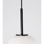 Koule - NV 9624074 Závěsné svítidlo LATO černý kov a opálové sklo E14 1x5W 230V IP20 bez žárovky - NOVA LUCE - foto 6