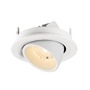 Kruhová - LA 1009392 NUMINOS® GIMBLE S Stropní vestavné svítidlo, 2700 K, 40°, IP20, kulaté, bílé - BIG WHITE (SLV) - foto 6