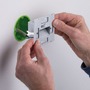 Zapuštěná - P 93135 LED vestavné svítidlo do zdi Edge Quadro hranaté se senzorem 8x8cm 1,2W 230V 2700K černá mat - PAULMANN - foto 6