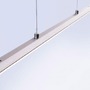 Podélná - PN 8377-55 PURE-LITE LED závěsné svítidlo 160cm s nastavitelnou barvou světla 2700/3800/5000K a bezdotykovým stmívačem hliník - PAUL NEUHAUS - foto 6