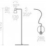 Stojací lampy - RED R12419 ICAR stojanová černá/zlatá 230V E27 15W - RED - DESIGN RENDL - foto 6