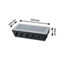 Zapuštěná - P 95745 Solární LED zemní svítidlo Sorea soumrakový senzor IP67 hranaté 200x100mm 2200K 0,3W 3,7V kov kartáčovaný ABS/polykarbonát/ocel - PAULMANN - foto 6