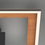 Hranatá - BRILO 3726-015 LED stropní svítidlo, 44 cm, 22 W, 950 lm, černá-dřevo - BRILO - foto 6