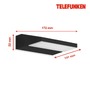 TF 312605TF TELEFUNKEN LED venkovní svítidlo 17,2 cm 10W 1200lm černá - BRILONER - foto 6